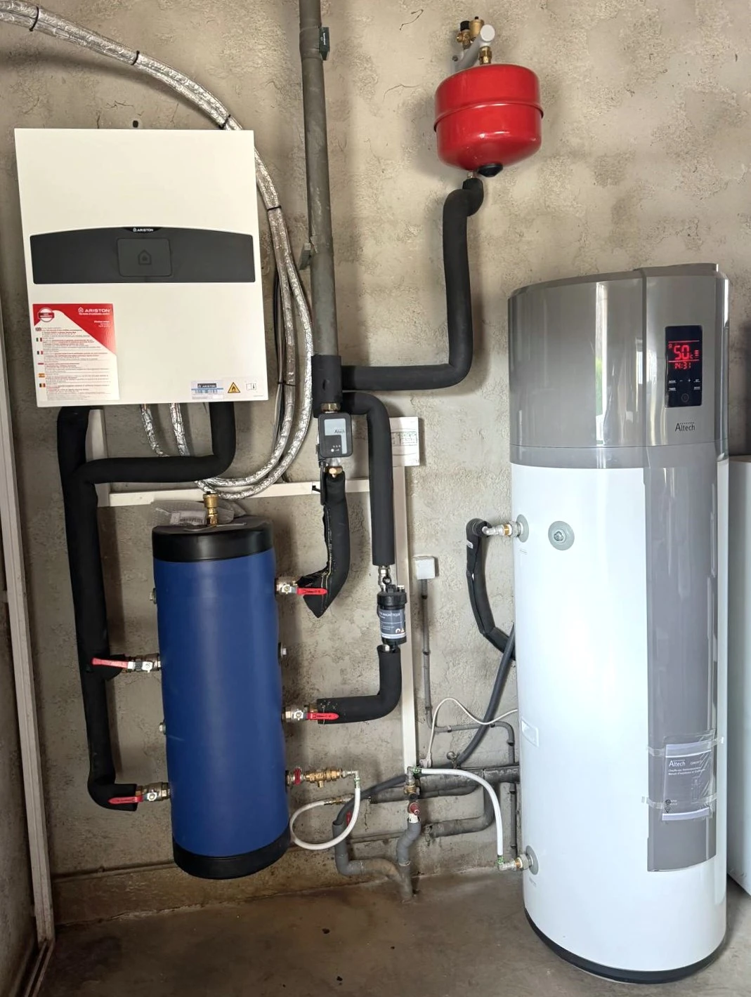 Ballon thermodynamique installation 2